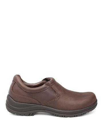 Chaussures Casual Dansko Wynn Distressed Homme Marron | FR 625ZUT